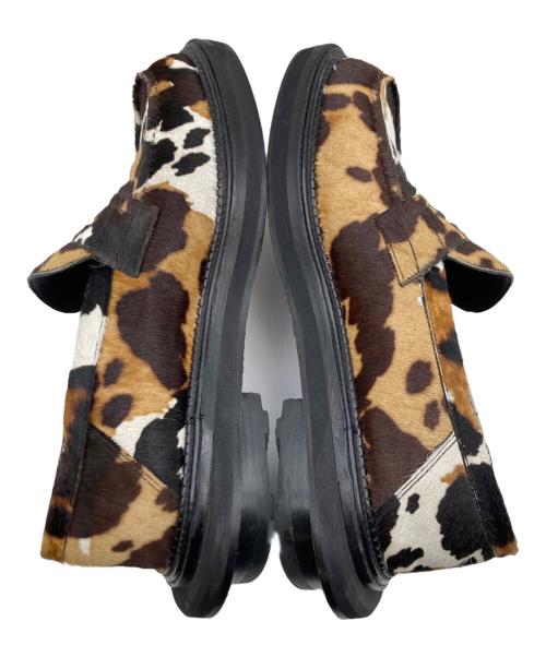 J.M.WESTON（ジェイエムウエストン）J.M.WESTON (ジェイエムウエストン) sacai (サカイ) コラボ ハラコ シグニチャーローファー #180 ブラウン サイズ:10C Dの古着・服飾アイテム