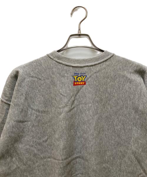 Champion REVERSE WEAVE（チャンピオン リバース ウィーブ）Champion REVERSE WEAVE (チャンピオン リバース ウィーブ) BEAMS (ビームス) Disney (ディズニー) 別注リバースウィーブスウェット グレー サイズ:Ⅼの古着・服飾アイテム