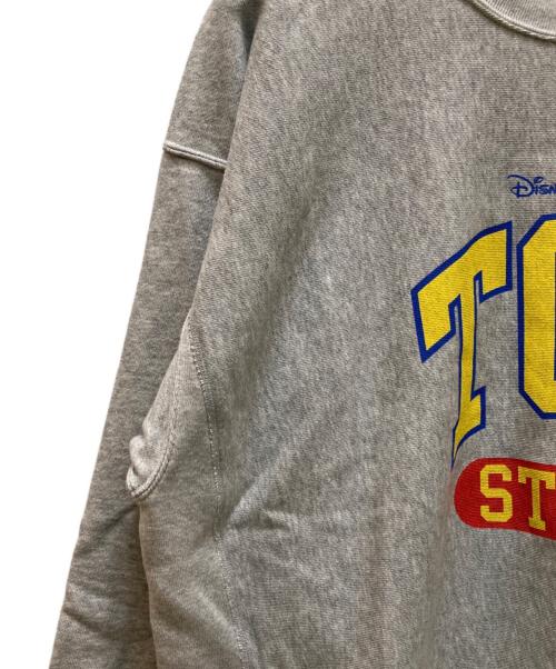 Champion REVERSE WEAVE（チャンピオン リバース ウィーブ）Champion REVERSE WEAVE (チャンピオン リバース ウィーブ) BEAMS (ビームス) Disney (ディズニー) 別注リバースウィーブスウェット グレー サイズ:Ⅼの古着・服飾アイテム