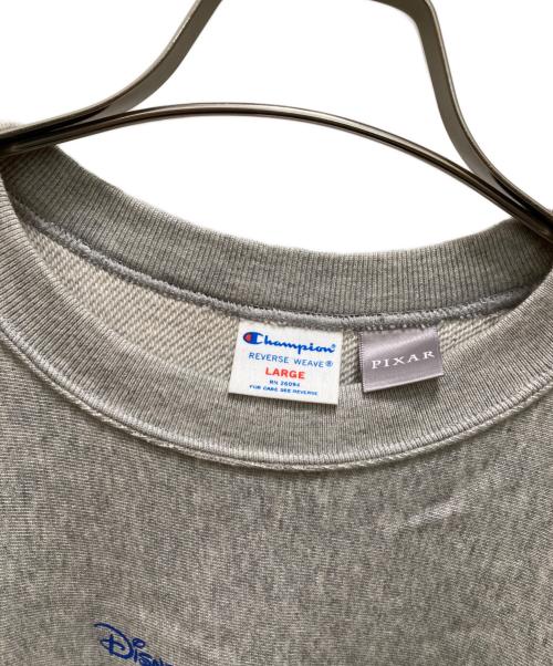 Champion REVERSE WEAVE（チャンピオン リバース ウィーブ）Champion REVERSE WEAVE (チャンピオン リバース ウィーブ) BEAMS (ビームス) Disney (ディズニー) 別注リバースウィーブスウェット グレー サイズ:Ⅼの古着・服飾アイテム