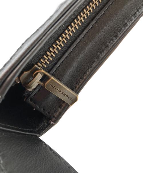 MOTHERHOUSE（マザーハウス）MOTHERHOUSE (マザーハウス) ブライトスクエアショルダーバッグ ブラックの古着・服飾アイテム