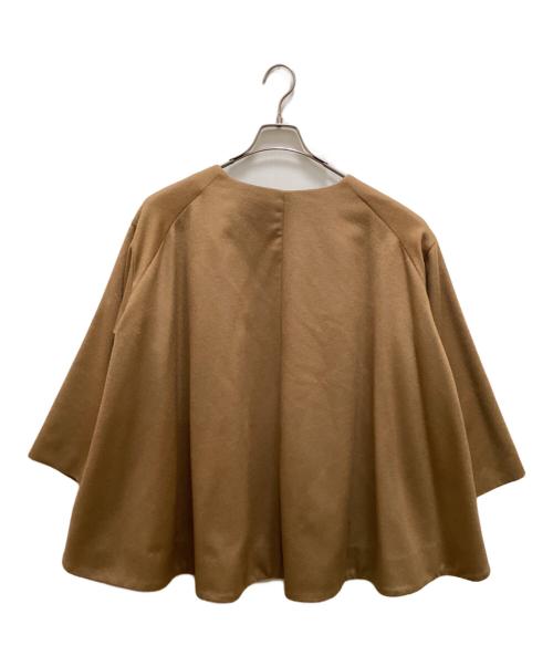 BEARDSLEY（ビアズリー）BEARDSLEY (ビアズリー) ライトカシミアフレアコート ベージュ サイズ:FREEの古着・服飾アイテム