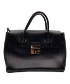 FURLAフルラ）の古着「メトロポリス2WAYバッグ」｜ブラック