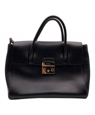 中古・古着通販】FURLA (フルラ) メトロポリス2WAYバッグ ブラック