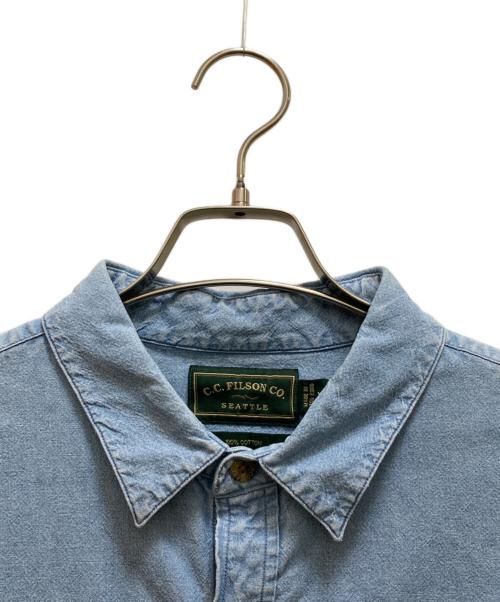 C.C. Filson（フィルソン）C.C. FILSON (フィルソン) デニムウエスタンシャツ インディゴ サイズ:XLの古着・服飾アイテム