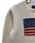 中古・古着 POLO RALPH LAUREN (ポロ・ラルフローレン) 星条旗ニット ホワイト サイズ:Ｓ：8000円
