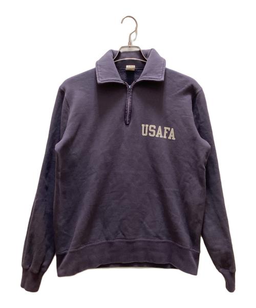 BUZZ RICKSON'S（バズリクソンズ）Buzz Rickson's (バズリクソンズ) USAFA ハーフジップスウェット ネイビー サイズ:Ⅼの古着・服飾アイテム
