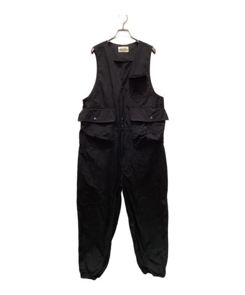 BEAMS BOY（ビームスボーイ）BEAMS BOY (ビームスボーイ) コットンウェザー ハンティングベスト オールインワン ブラック サイズ:1の古着・服飾アイテム