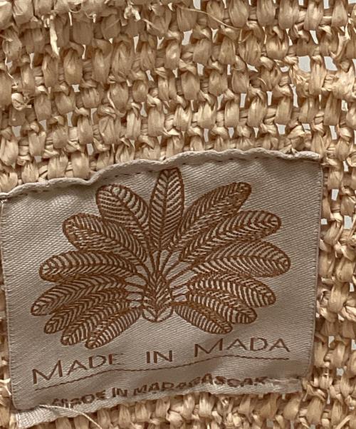 MADE IN MADA（メイドイン マダ）Made in Mada (メイドイン マダ) レザー切替ショルダーバッグ ベージュの古着・服飾アイテム