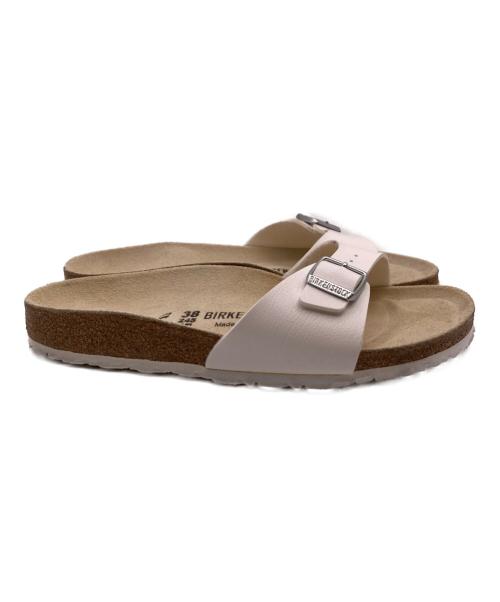 BIRKENSTOCK（ビルケンシュトック）BIRKENSTOCK (ビルケンシュトック) マドリッド 1ストラップサンダル ホワイト サイズ:24.5の古着・服飾アイテム