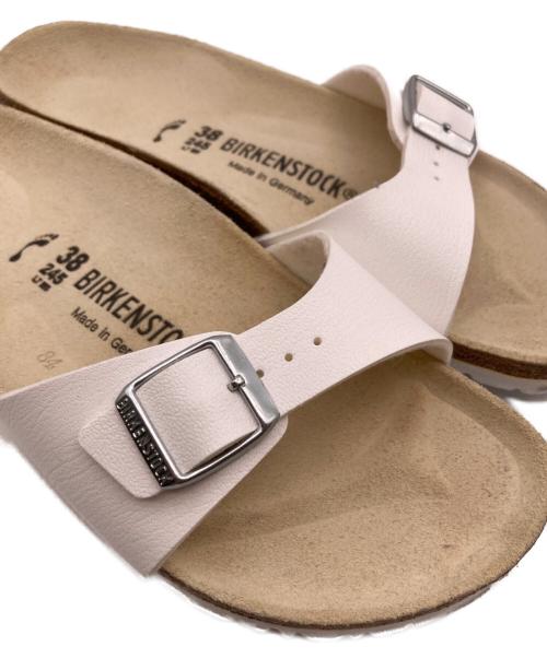 BIRKENSTOCK（ビルケンシュトック）BIRKENSTOCK (ビルケンシュトック) マドリッド 1ストラップサンダル ホワイト サイズ:24.5の古着・服飾アイテム