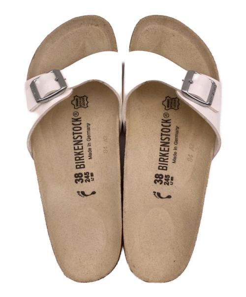 BIRKENSTOCK（ビルケンシュトック）BIRKENSTOCK (ビルケンシュトック) マドリッド 1ストラップサンダル ホワイト サイズ:24.5の古着・服飾アイテム
