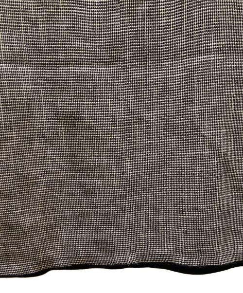 BALLSEY（ボールジィ）BALLSEY (ボールジィ) ポリエステルレーヨンカラミ フレンチスリーブブラウス ブラック サイズ:36の古着・服飾アイテム