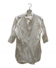 Y's（ワイズ）の古着「ロングポプリンシャツ」｜ホワイト