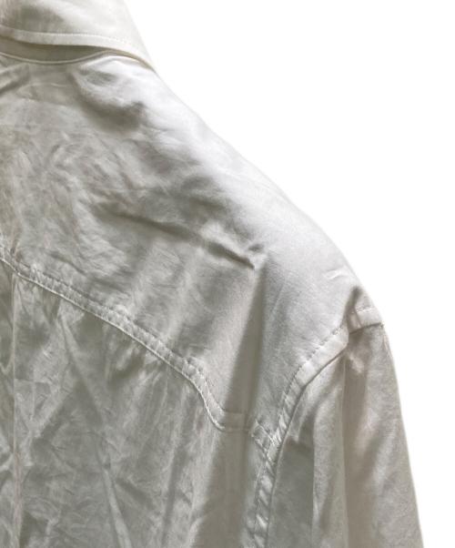 Y's（ワイズ）Y's (ワイズ) ロングポプリンシャツ ホワイト サイズ:1の古着・服飾アイテム