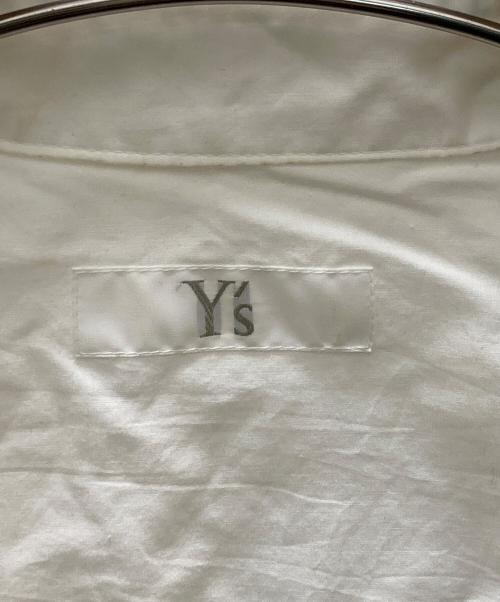 Y's（ワイズ）Y's (ワイズ) ロングポプリンシャツ ホワイト サイズ:1の古着・服飾アイテム