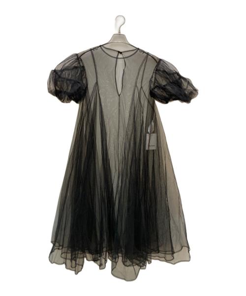 Chika Kisada（チカ キサダ）Chika Kisada (チカ キサダ) シースルーブラックキャミワンピース ブラック サイズ:1の古着・服飾アイテム