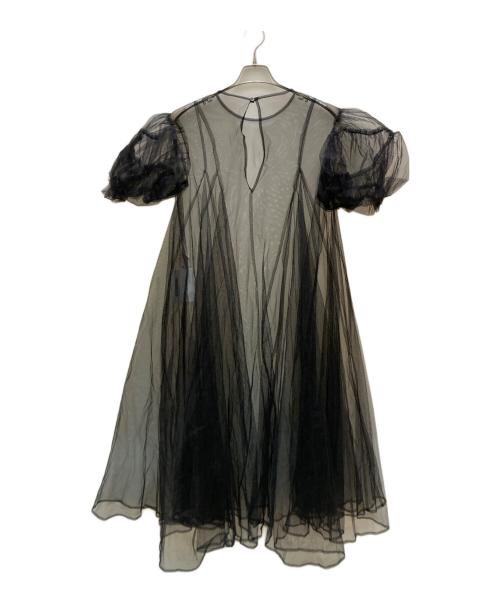 Chika Kisada（チカ キサダ）Chika Kisada (チカ キサダ) シースルーブラックキャミワンピース ブラック サイズ:1の古着・服飾アイテム