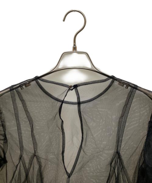 Chika Kisada（チカ キサダ）Chika Kisada (チカ キサダ) シースルーブラックキャミワンピース ブラック サイズ:1の古着・服飾アイテム