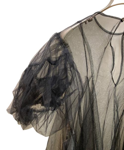 Chika Kisada（チカ キサダ）Chika Kisada (チカ キサダ) シースルーブラックキャミワンピース ブラック サイズ:1の古着・服飾アイテム