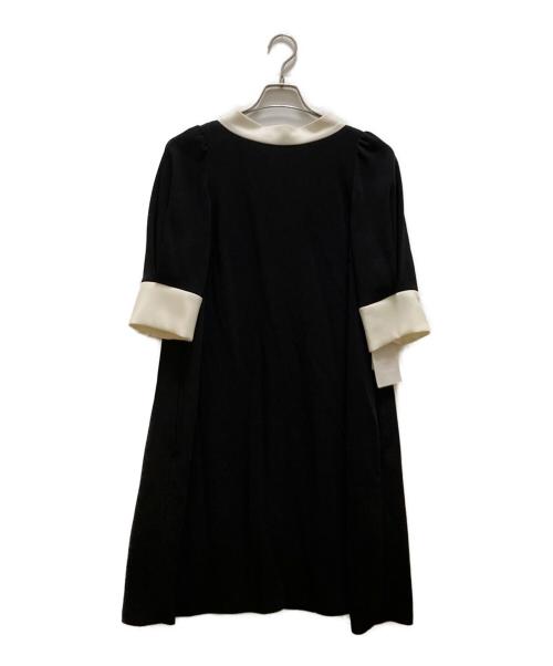 CELFORD（セルフォード）CELFORD (セルフォード) ボウタイAラインワンピ―ス ブラック サイズ:36 未使用品の古着・服飾アイテム
