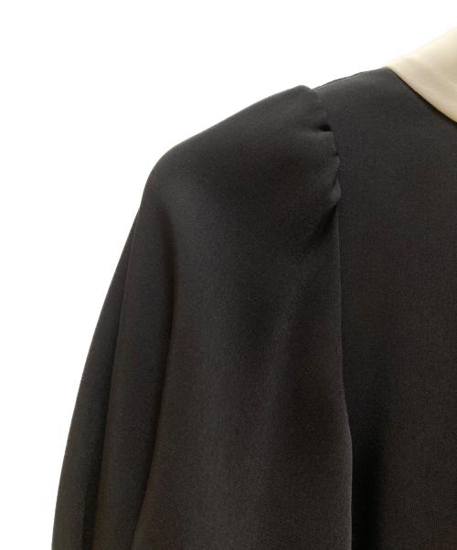 CELFORD（セルフォード）CELFORD (セルフォード) ボウタイAラインワンピ―ス ブラック サイズ:36 未使用品の古着・服飾アイテム