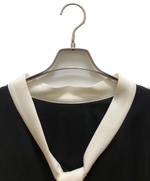 CELFORD（セルフォード）CELFORD (セルフォード) ボウタイAラインワンピ―ス ブラック サイズ:36 未使用品の古着・服飾アイテム