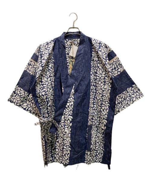 reyn spooner（レイン スプナー）reyn spooner (レイン スプナー) セットアップ甚平 SPOONER STRIPE ブルー サイズ:Ⅼの古着・服飾アイテム