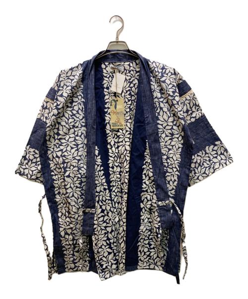 reyn spooner（レイン スプナー）reyn spooner (レイン スプナー) セットアップ甚平 SPOONER STRIPE ブルー サイズ:Ⅼの古着・服飾アイテム