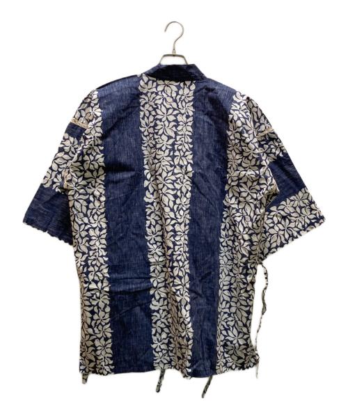 reyn spooner（レイン スプナー）reyn spooner (レイン スプナー) セットアップ甚平 SPOONER STRIPE ブルー サイズ:Ⅼの古着・服飾アイテム