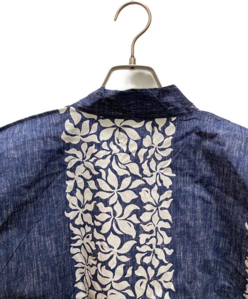 reyn spooner（レイン スプナー）reyn spooner (レイン スプナー) セットアップ甚平 SPOONER STRIPE ブルー サイズ:Ⅼの古着・服飾アイテム