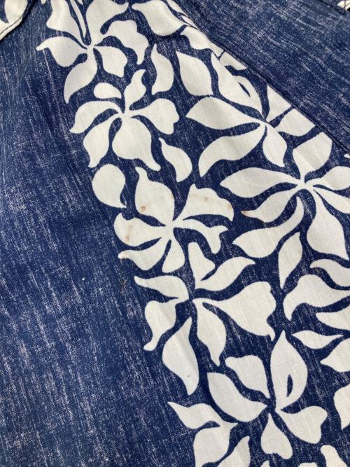 reyn spooner（レイン スプナー）reyn spooner (レイン スプナー) セットアップ甚平 SPOONER STRIPE ブルー サイズ:Ⅼの古着・服飾アイテム