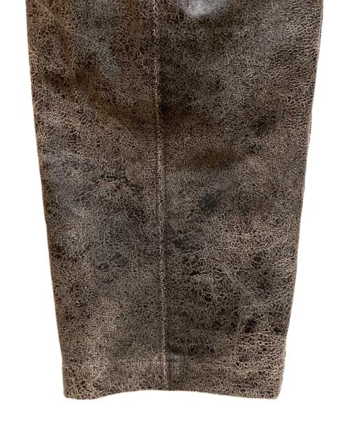 Ameri（アメリ）Ameri (アメリ) CRUSHED LEATHER RELAX PANTS ブラック サイズ:Sの古着・服飾アイテム