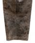 中古・古着 Ameri (アメリ) CRUSHED LEATHER RELAX PANTS ブラック サイズ:S：5000円