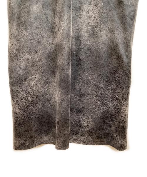 Ameri（アメリ）AMERI (アメリ) CRUSHED LEATHER SLEEVELESS TOP ブラック サイズ:Freeの古着・服飾アイテム