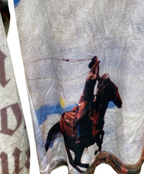 YOHEI OHNO（ヨウヘイオオノ）YOHEI OHNO (ヨウヘイオオノ) パワーネットカットソー ホワイト サイズ:36の古着・服飾アイテム