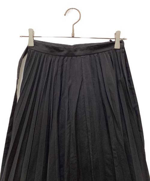 VALENTINO（ヴァレンティノ）VALENTINO (ヴァレンティノ) プリーツ加工ラップスカート ブラック サイズ:36の古着・服飾アイテム