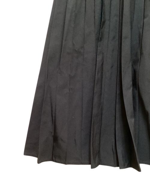 VALENTINO（ヴァレンティノ）VALENTINO (ヴァレンティノ) プリーツ加工ラップスカート ブラック サイズ:36の古着・服飾アイテム