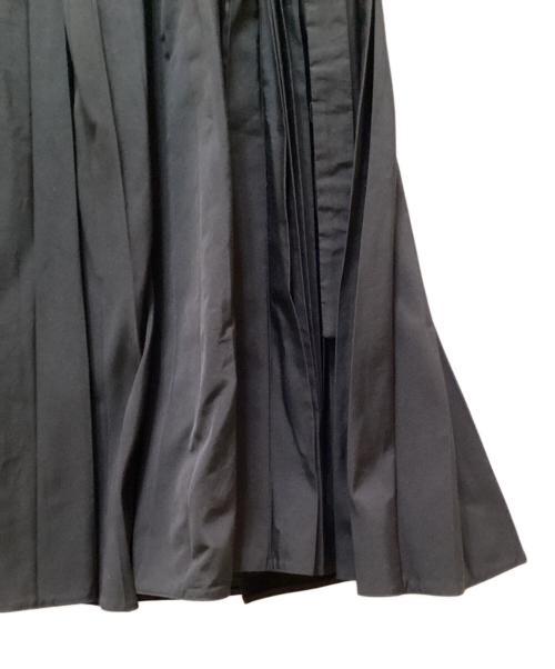 VALENTINO（ヴァレンティノ）VALENTINO (ヴァレンティノ) プリーツ加工ラップスカート ブラック サイズ:36の古着・服飾アイテム
