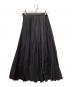VALENTINO（ヴァレンティノ）の古着「プリーツ加工ラップスカート」｜ブラック