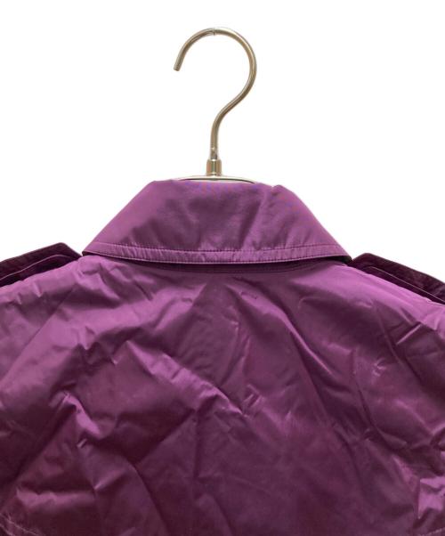 BURBERRY LONDON（バーバリーロンドン）BURBERRY LONDON (バーバリーロンドン) パッカブルナイロントレンチコート パープル サイズ:38の古着・服飾アイテム