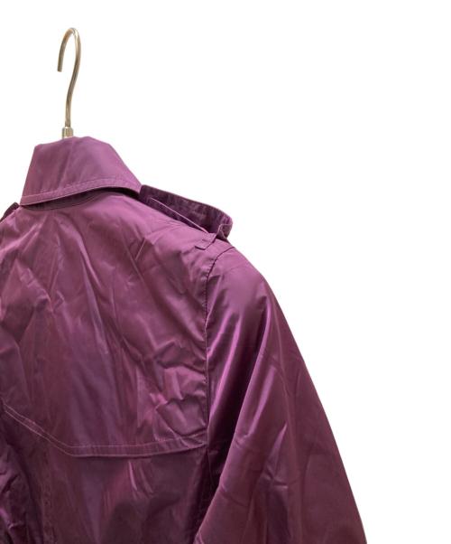 BURBERRY LONDON（バーバリーロンドン）BURBERRY LONDON (バーバリーロンドン) パッカブルナイロントレンチコート パープル サイズ:38の古着・服飾アイテム
