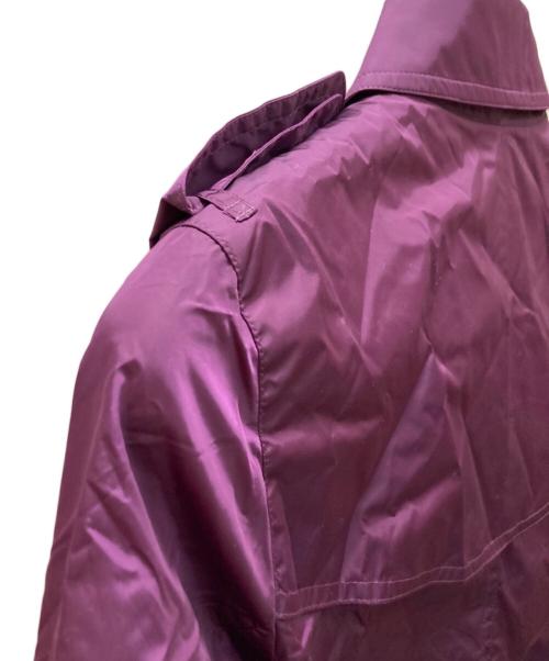 BURBERRY LONDON（バーバリーロンドン）BURBERRY LONDON (バーバリーロンドン) パッカブルナイロントレンチコート パープル サイズ:38の古着・服飾アイテム