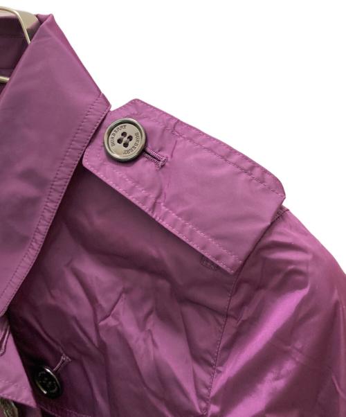 BURBERRY LONDON（バーバリーロンドン）BURBERRY LONDON (バーバリーロンドン) パッカブルナイロントレンチコート パープル サイズ:38の古着・服飾アイテム