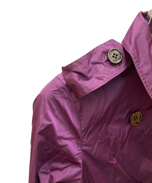 BURBERRY LONDON（バーバリーロンドン）BURBERRY LONDON (バーバリーロンドン) パッカブルナイロントレンチコート パープル サイズ:38の古着・服飾アイテム