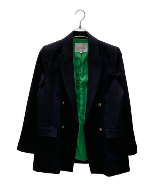 ARPEGE STORY（アルページュストーリー）Arpege story (アルページュストーリー) W釦テーラードジャケット ネイビー サイズ:2の古着・服飾アイテム