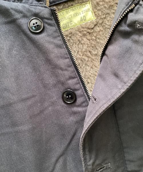 BUZZ RICKSON'S（バズリクソンズ）BUZZ RICKSON'S (バズリクソンズ) Type N-1 NAVY DEPARTMENT 40s Mode デッキジャケット グレー サイズ:４０の古着・服飾アイテム