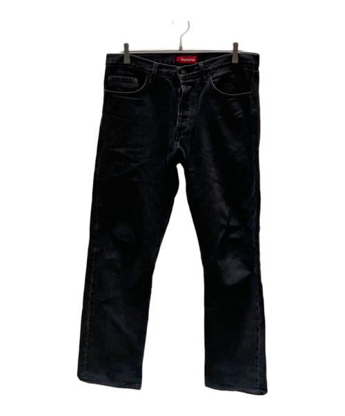 SUPREME（シュプリーム）SUPREME (シュプリーム) ブラックデニムパンツ ブラック サイズ:34の古着・服飾アイテム