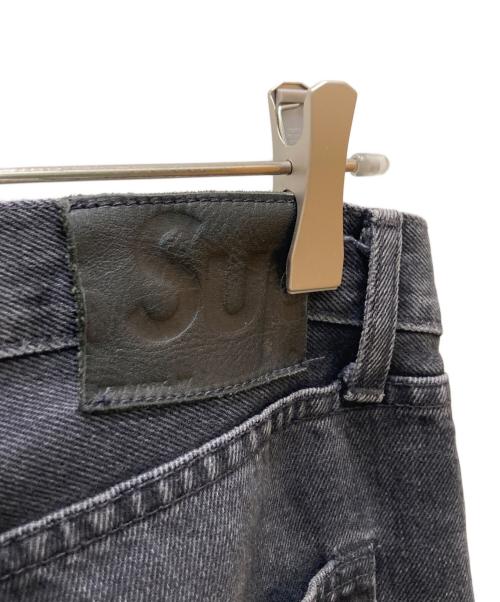 SUPREME（シュプリーム）SUPREME (シュプリーム) ブラックデニムパンツ ブラック サイズ:34の古着・服飾アイテム