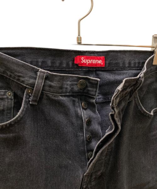SUPREME（シュプリーム）SUPREME (シュプリーム) ブラックデニムパンツ ブラック サイズ:34の古着・服飾アイテム